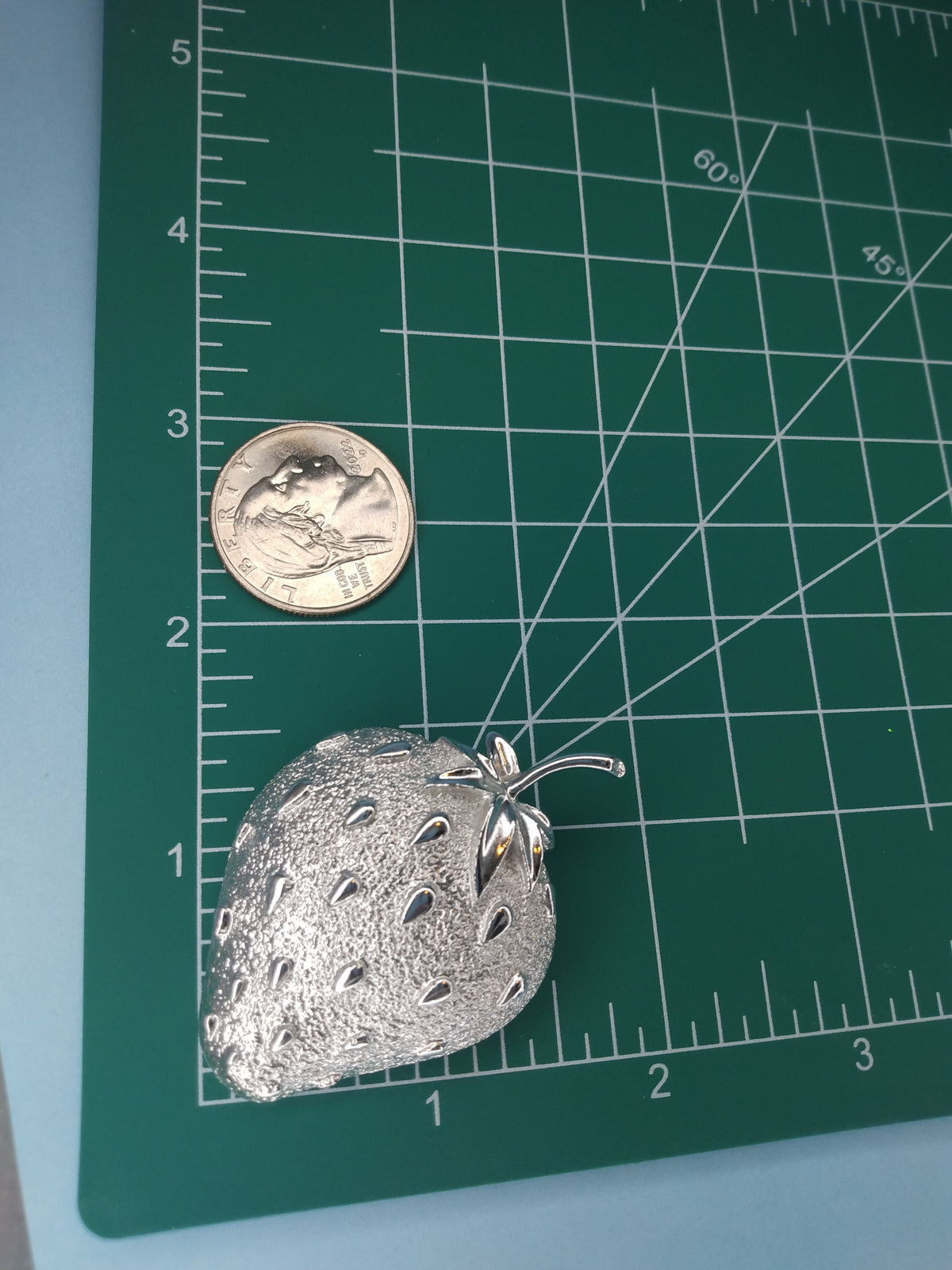 1960s Strawberry brooch