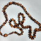 Vintage polished tigers eye chip necklace