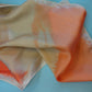 Vintage peach and bronze scarf Vera Nuemann