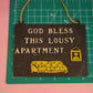 Cute little 1950s cast iron sign *FREE SHIPPING