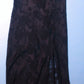 90s gold label Victoria's secret long black slip