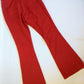 Vintage cranberry polyester pants
