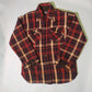70s wool blend flannel