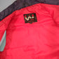 1970s navy puffer vest with red lining