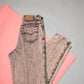 High-waisted acid wash Levi 900 series