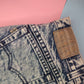 High-waisted acid wash Levi 900 series