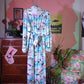 Vintage polyester hostess dress