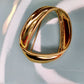 Vintage Monet circle brooch
