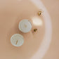 Vintage white filigree stud earrings