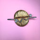 Vintage abstract brooch signed David Grau