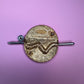 Vintage abstract brooch signed David Grau