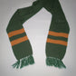 Vintage green knit scarf