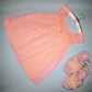 Vintage bubblegum pink babydoll nightgown