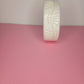 Vintage plastic ivory color bangle