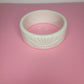 Vintage plastic ivory color bangle