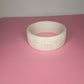 Vintage plastic ivory color bangle