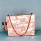 1950s mother of pearl and brass compact purse *FREE SHIPPING